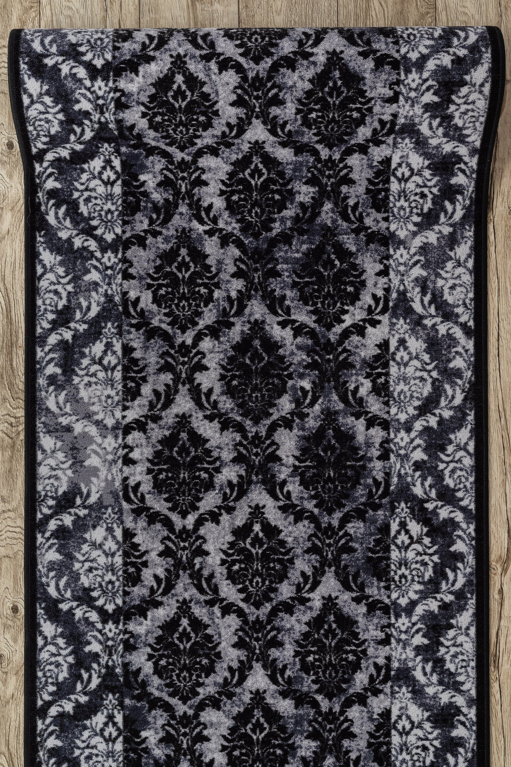 TAPIS DE COULOIR antidérapant ROMANCE 67 cm gris 67x160 cm - 3