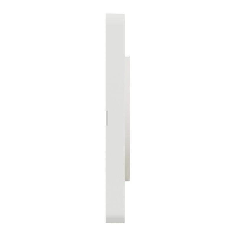 plaque schneider electric odace touch - 1 poste - bois nordique - liseré blanc - 2
