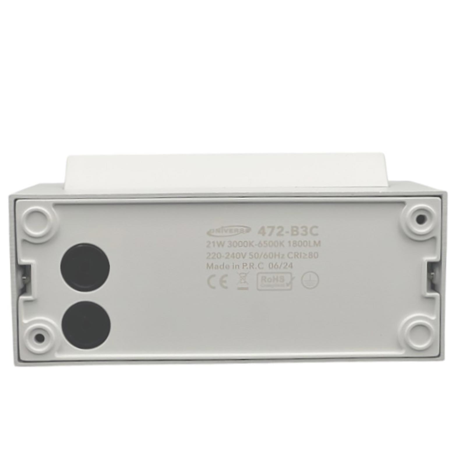 Spot de chromothérapie LED GU10 6W encastré 65mm plafonnier centre de bronzage 230V BLANC RGBW 3000K - 7