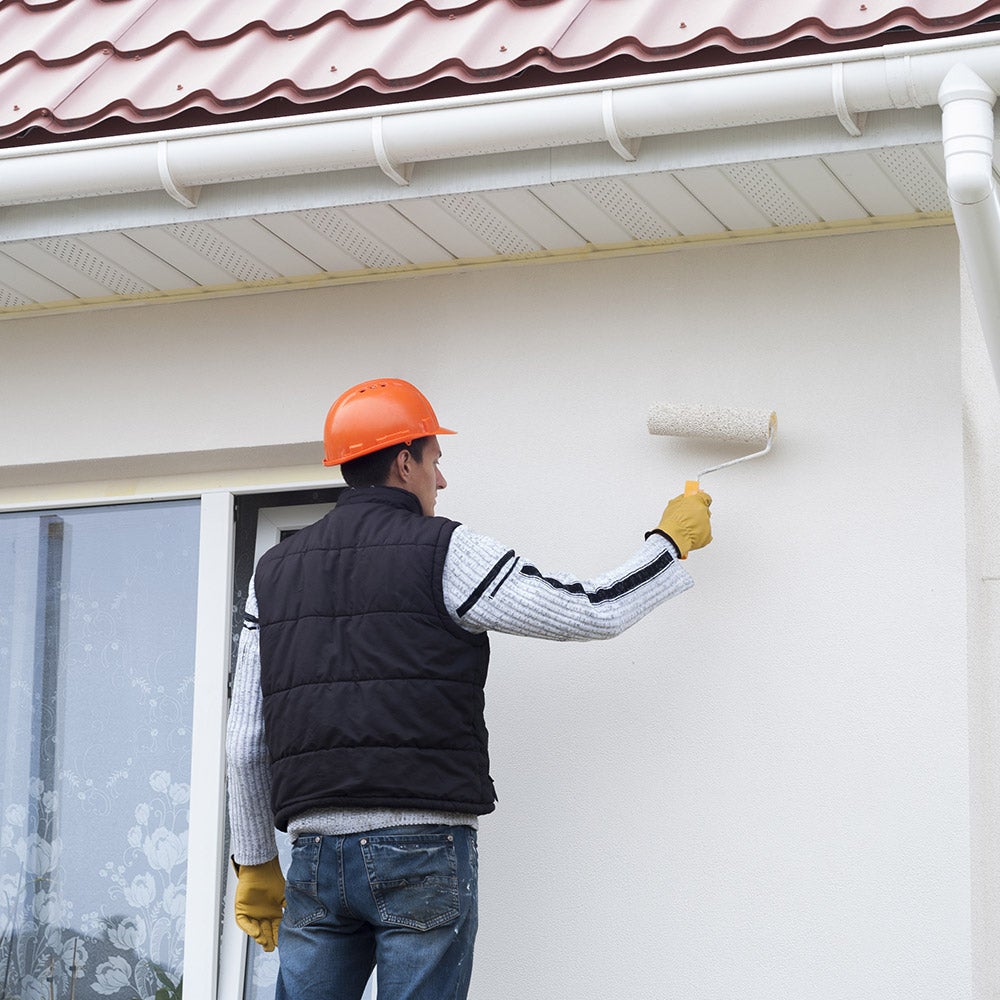 Peinture étanche & élastique pour protection façade Seau de 6 Kg Gris Perle RAL 000 80 00 - 2