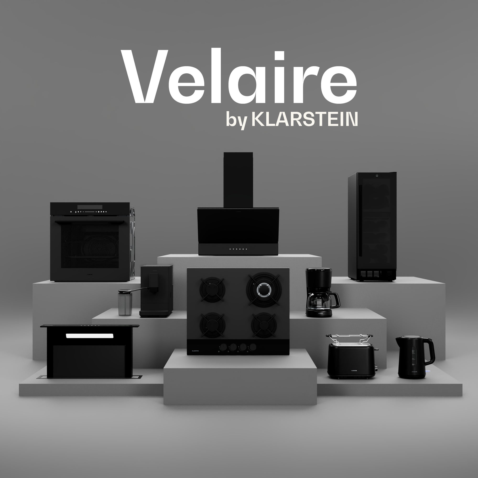 KLARSTEIN Four Velaire | Cuisinière électrique | Nombreuses fonctions | Classe d'efficacité énergétique A+ | 3160 W | 60 cm Noir - 8