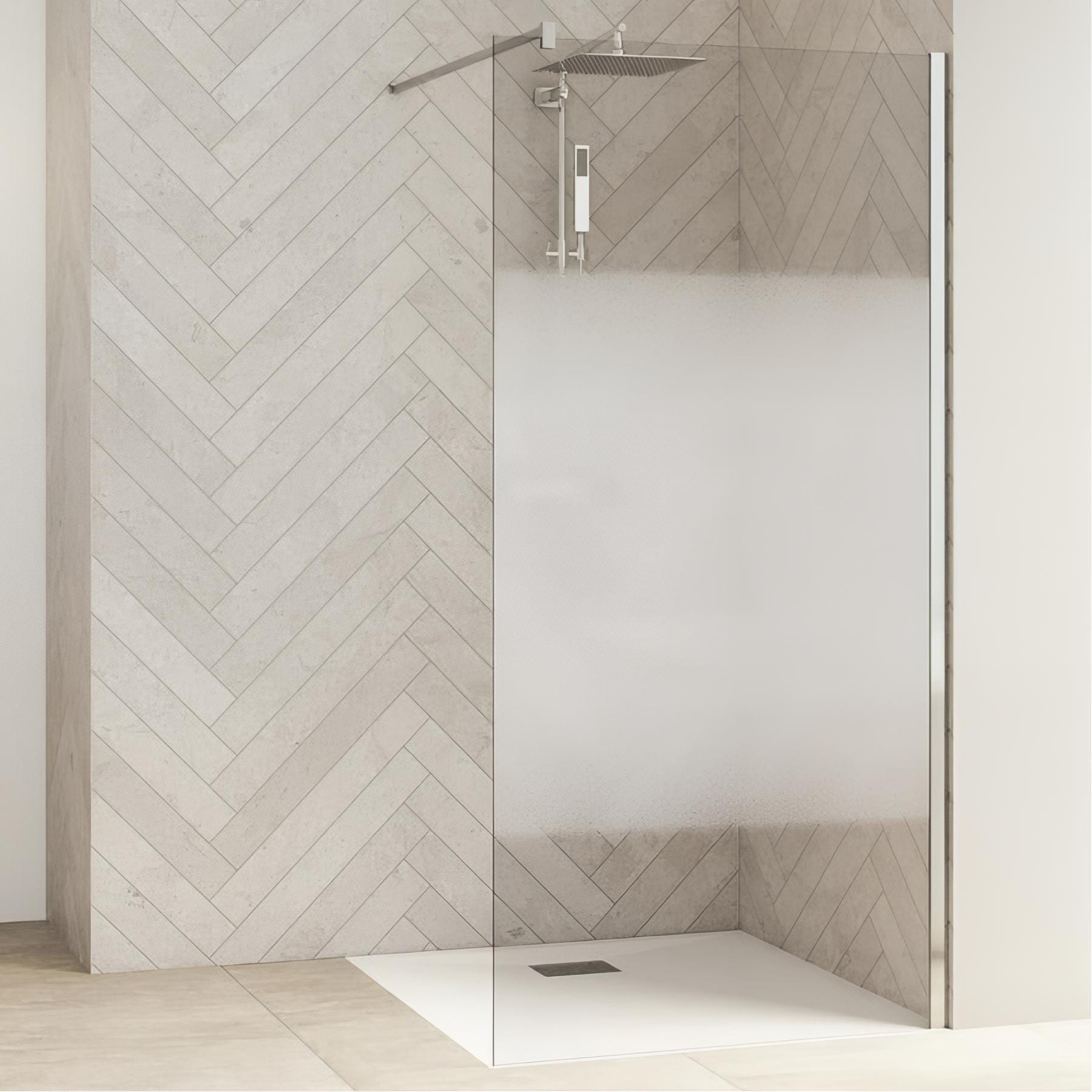 Paroi De Douche Fixe KINEDO SMART DESIGN SOLO Largeur 80cm Hauteur 1 98 paroi-de-douche-fixe-kinedo-smart-design-solo-largeur-80cm-hauteur-1-98