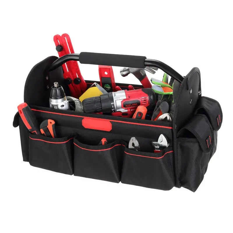Sac à outils 46 cm et 24 poches avec fond souple - Brico Dépôt
