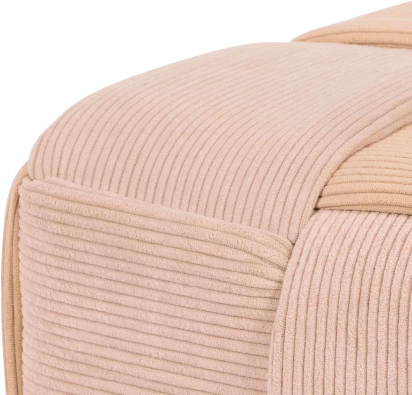 Pouf Cubo In Velluto - 38x38x38 Cm - Sgabello Per Soggiorno O Camera