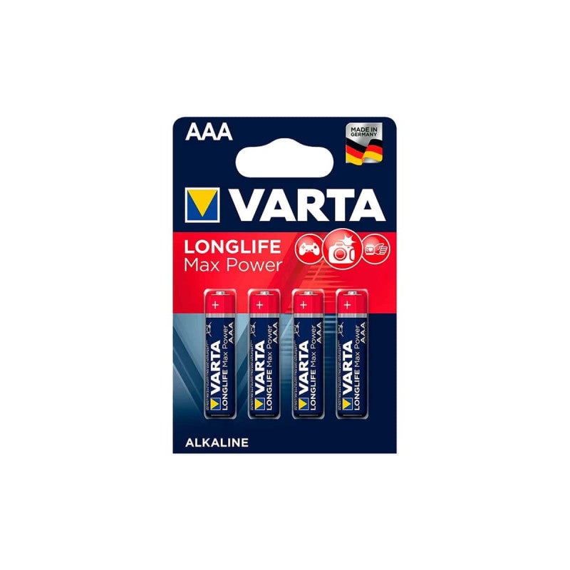 Pila Varta Longlife Max Power Aaa Lr Bl Ster Unid X Mm