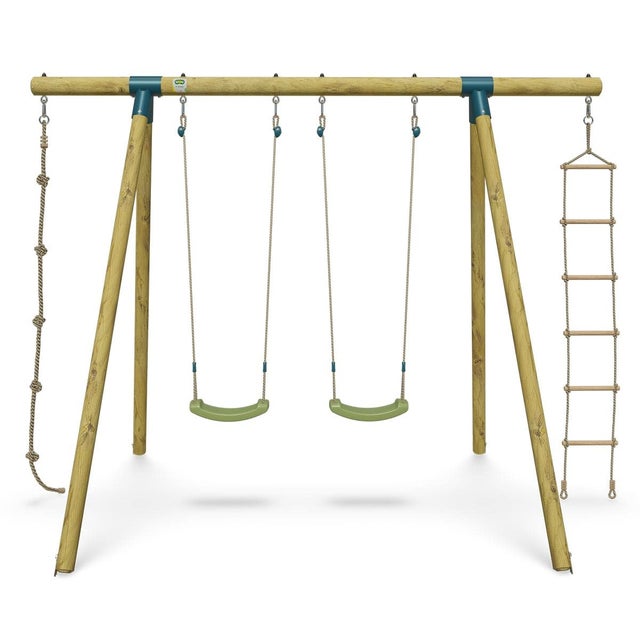 Portique bois 2,30 m Topwood ALTI 2 pour 4 enfants