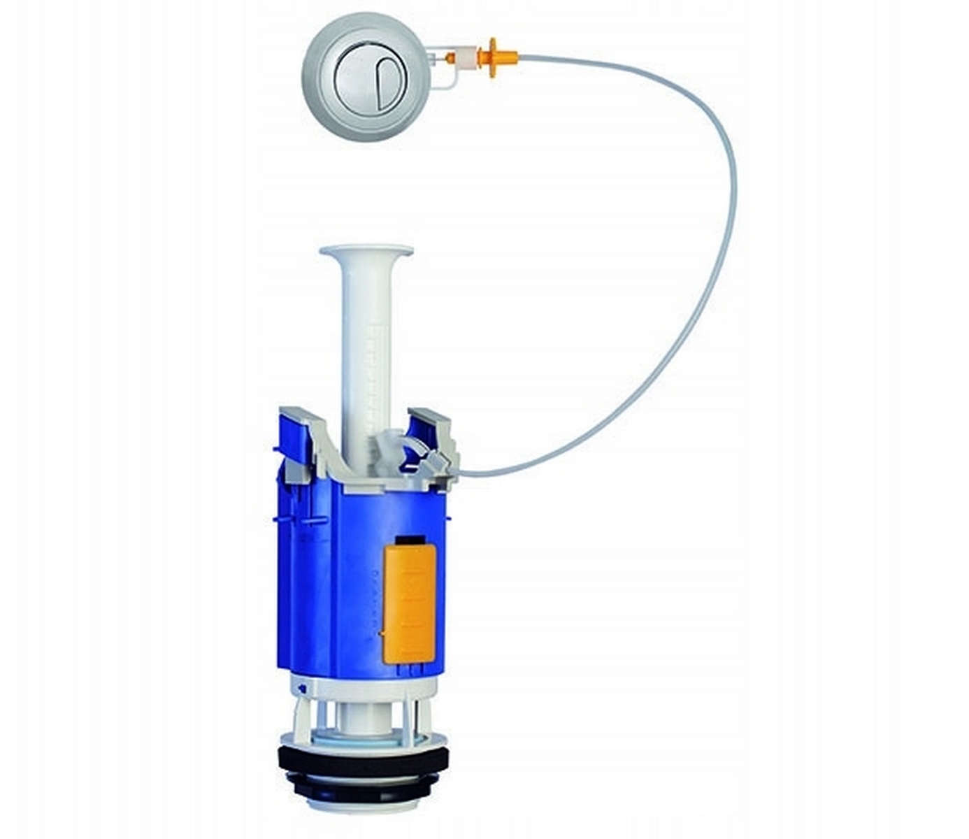 Zawór spustowy CABLE system uniwersalny 3/6 litra z linką przycisk 16-60 mm