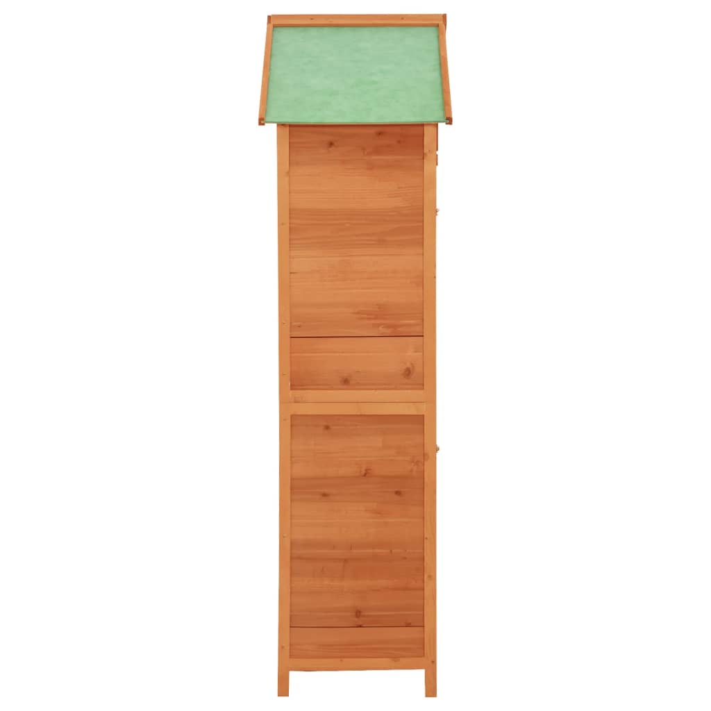 Armoire de rangement de jardin Marron 42,5x64x190 cm - 5