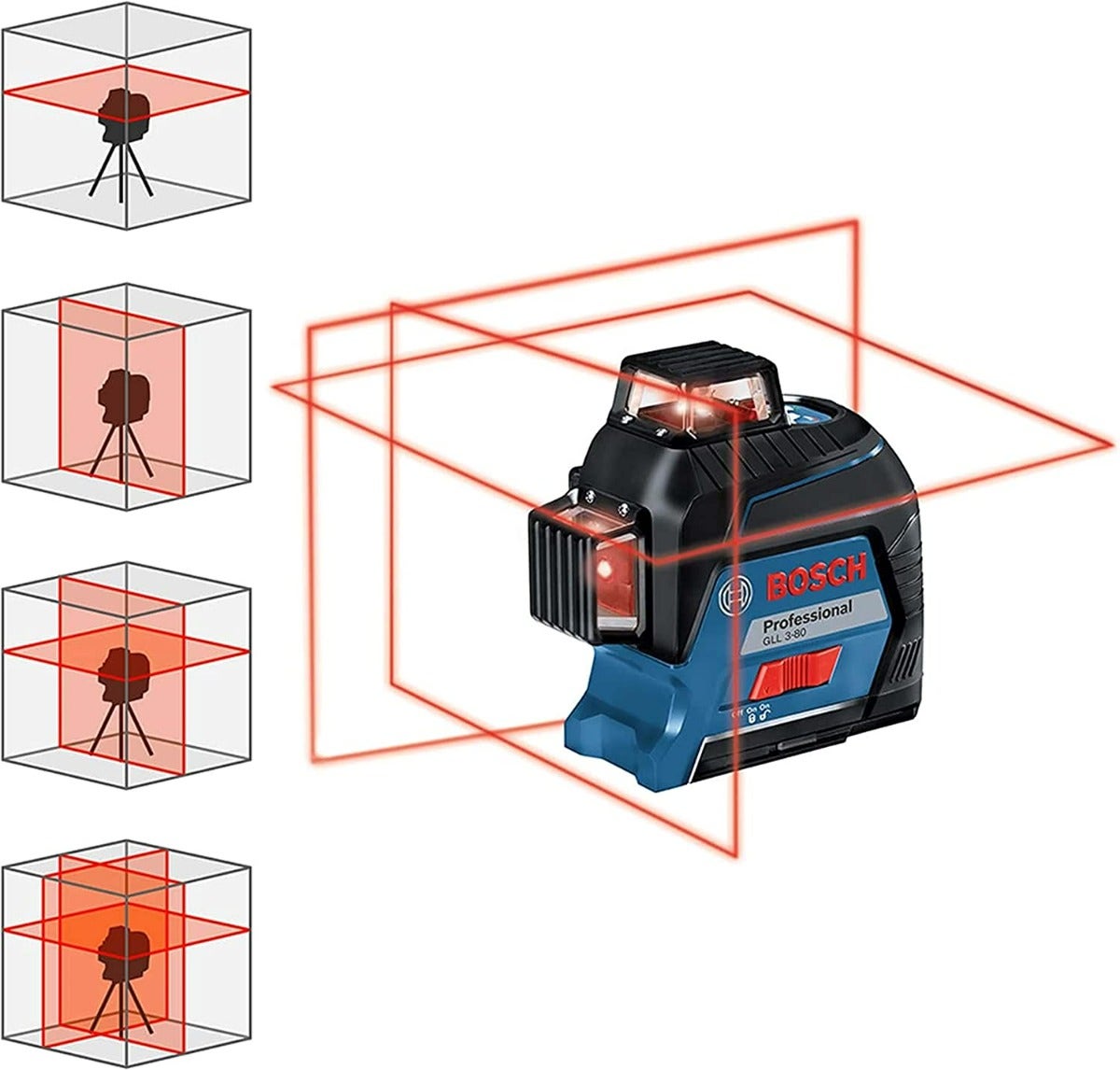 Laser a linea professionale BOSCH GLL 3-80 - 4