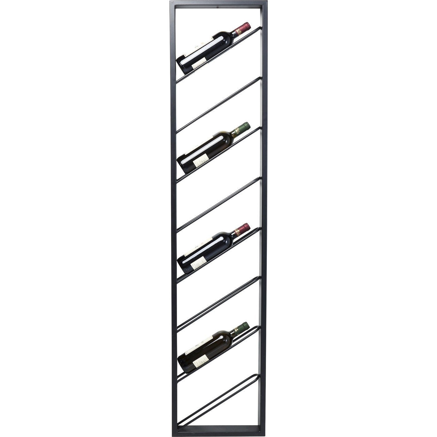 Porte-Bouteilles Mural En Fer Noir - Design Moderne | Dimensions 13.5x9.5x9.5 Cm | Pour Cuisine, Bar, Salle à Manger - 5