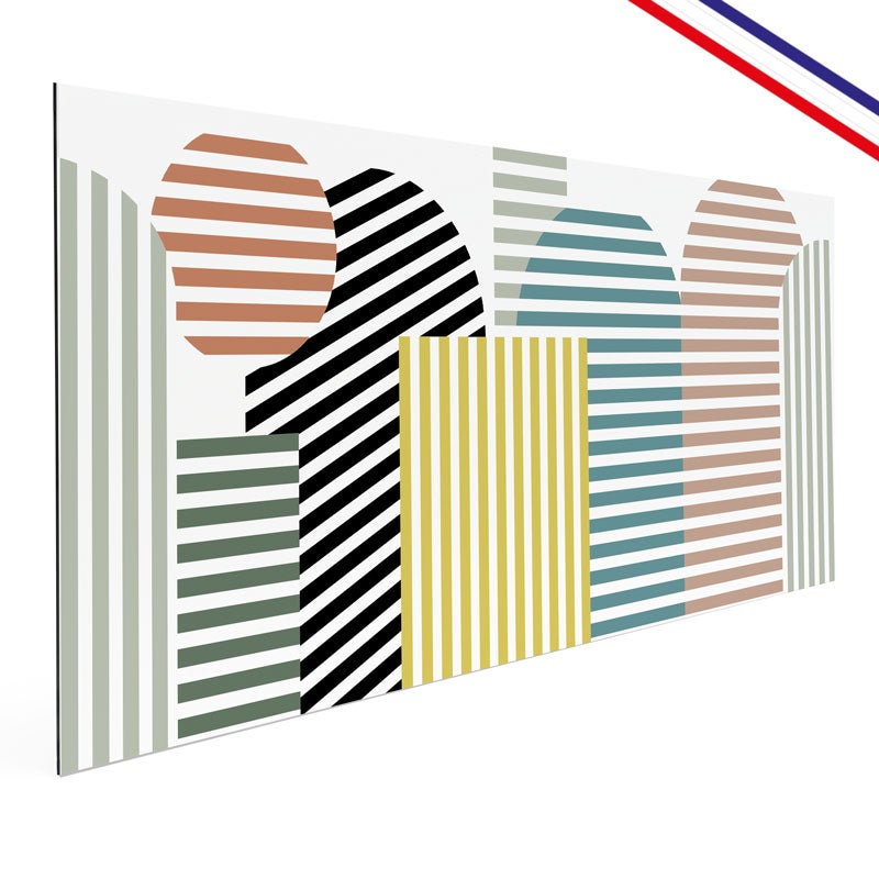 Crédence de salle de bain en Aluminium design bleu 140x30 cm (en 2 bandeaux) - French Riviera - 4