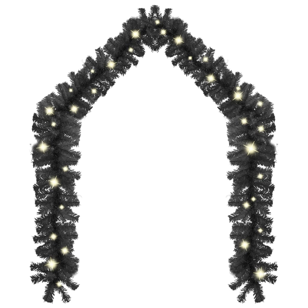 Maison Exclusive - Guirlande de Noël avec lumières LED 20 m Noir - 2