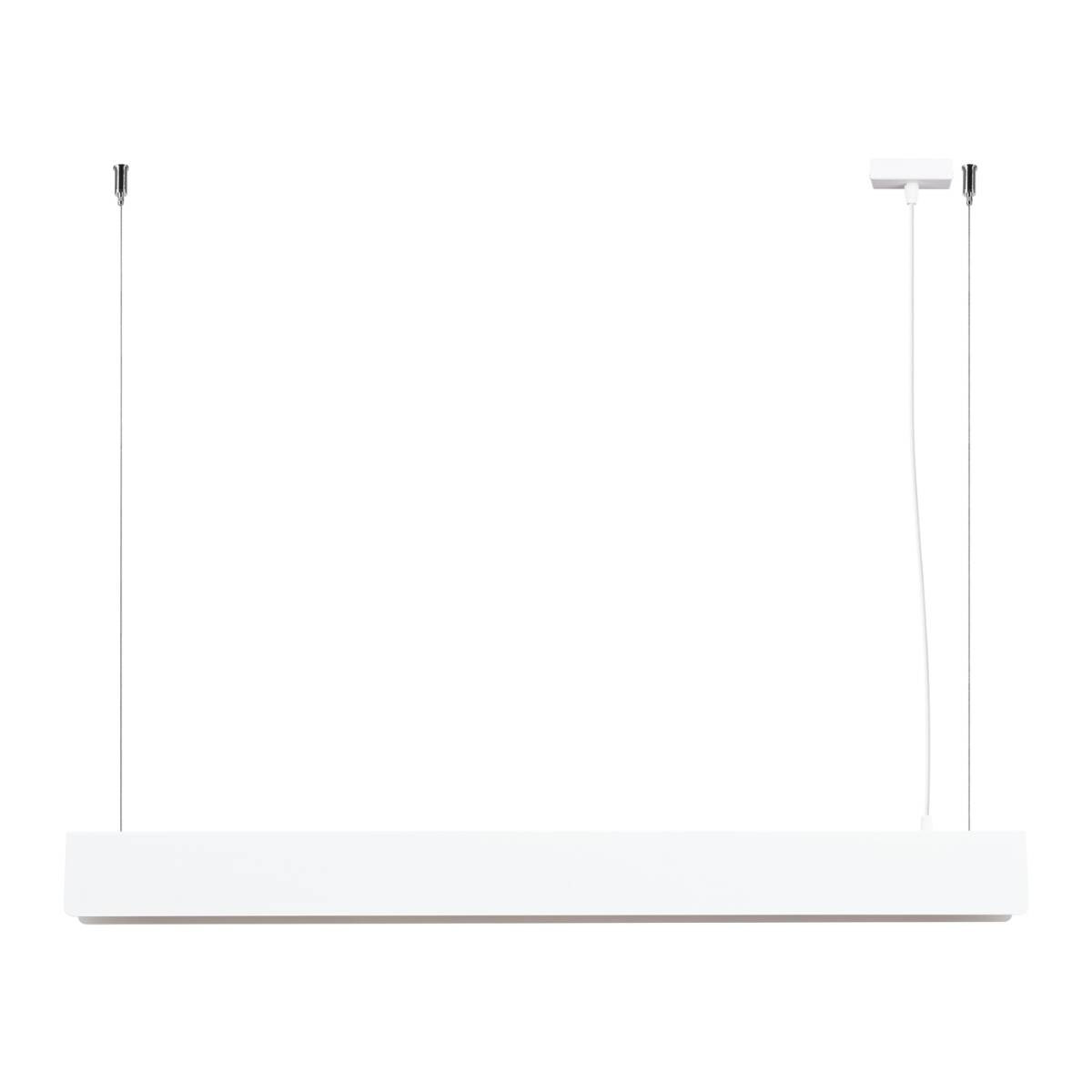 Lampa wisząca Spark biała 1xG13x8.5W wym: 120 x 100 x 8 cm metal Sollux Lighting