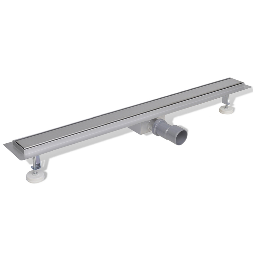 Caniveau Douche Italienne Acezanble 70cm - Acier Inox SUS304, Siphon Anti-Odeur, Réglable En Hauteur