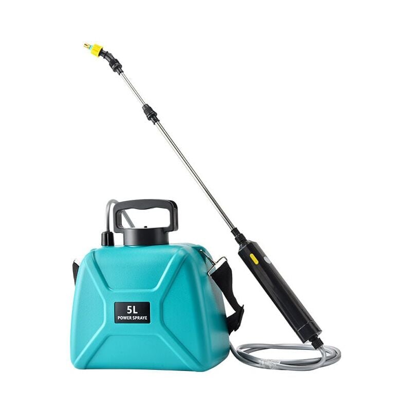 Pulvérisateur Électrique Pour Plantes Jardin - Tuyau 5m, 3 Buses Réglables Et Batterie 2400mAh Avec Indicateur