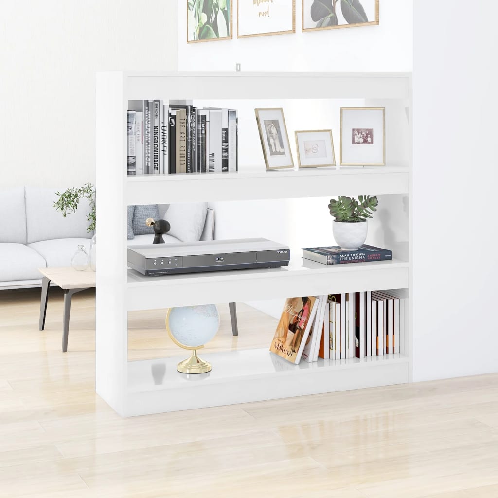 Étagère Bibliothèque Vicco Blanc Béton - 5 étagères, 162x45x45 Cm - Autoportante, Assemblage Requis - Neuve