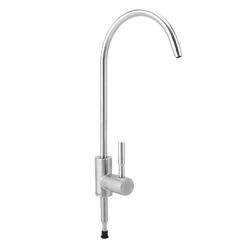 Kran kuchenny ze stali nierdzewnej do zlewu, do oczyszczacza wody, G1/4 cala