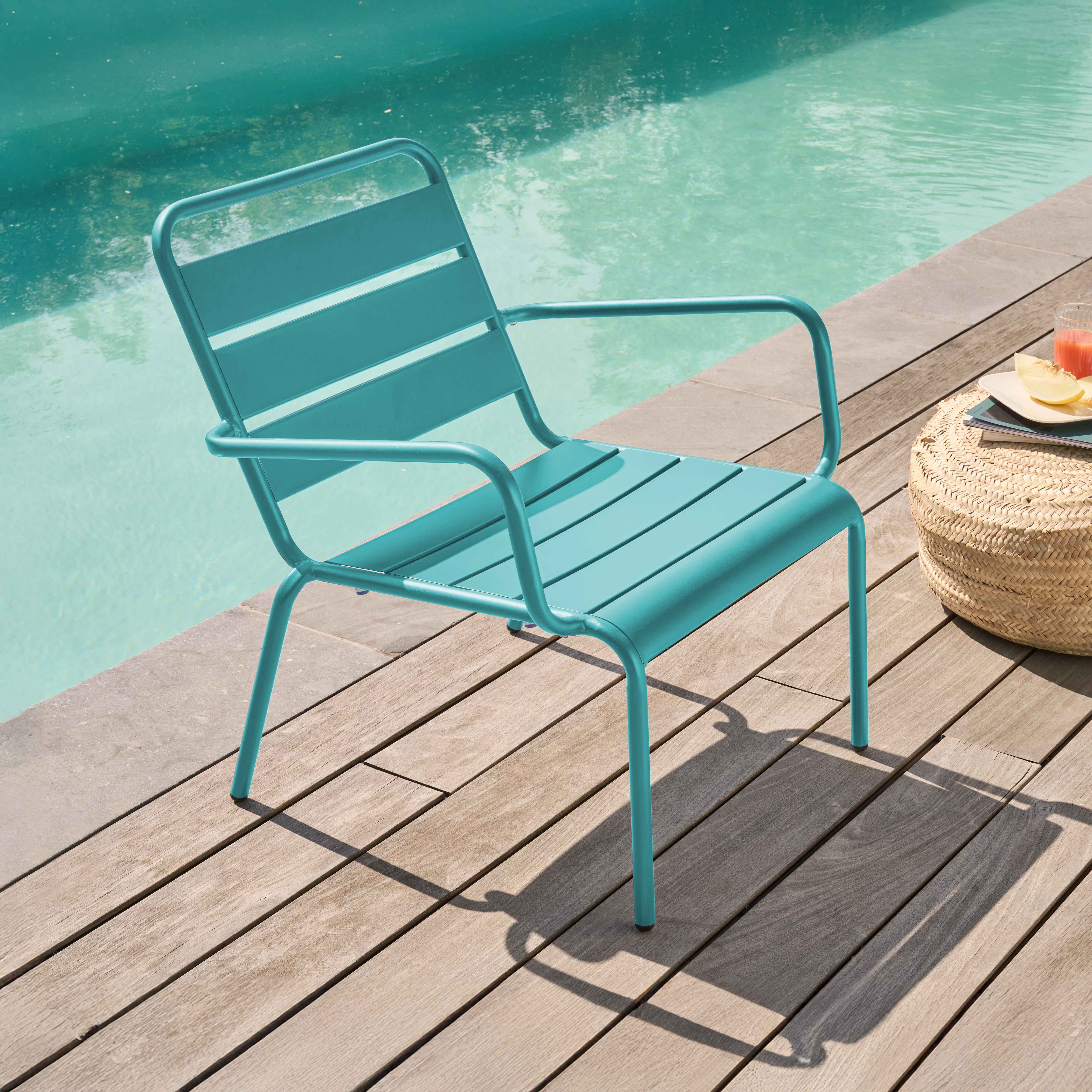 Fauteuil De Jardin En Acier Thermolaqué, Palavas Taupe - Palavas