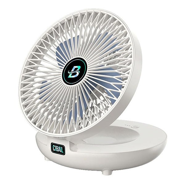 Mini wentylator wiszący z 3 prędkościami - regulowany kąt 90°, składany, wydajna wentylacja pokoju/akademika, zasilany sieciowo