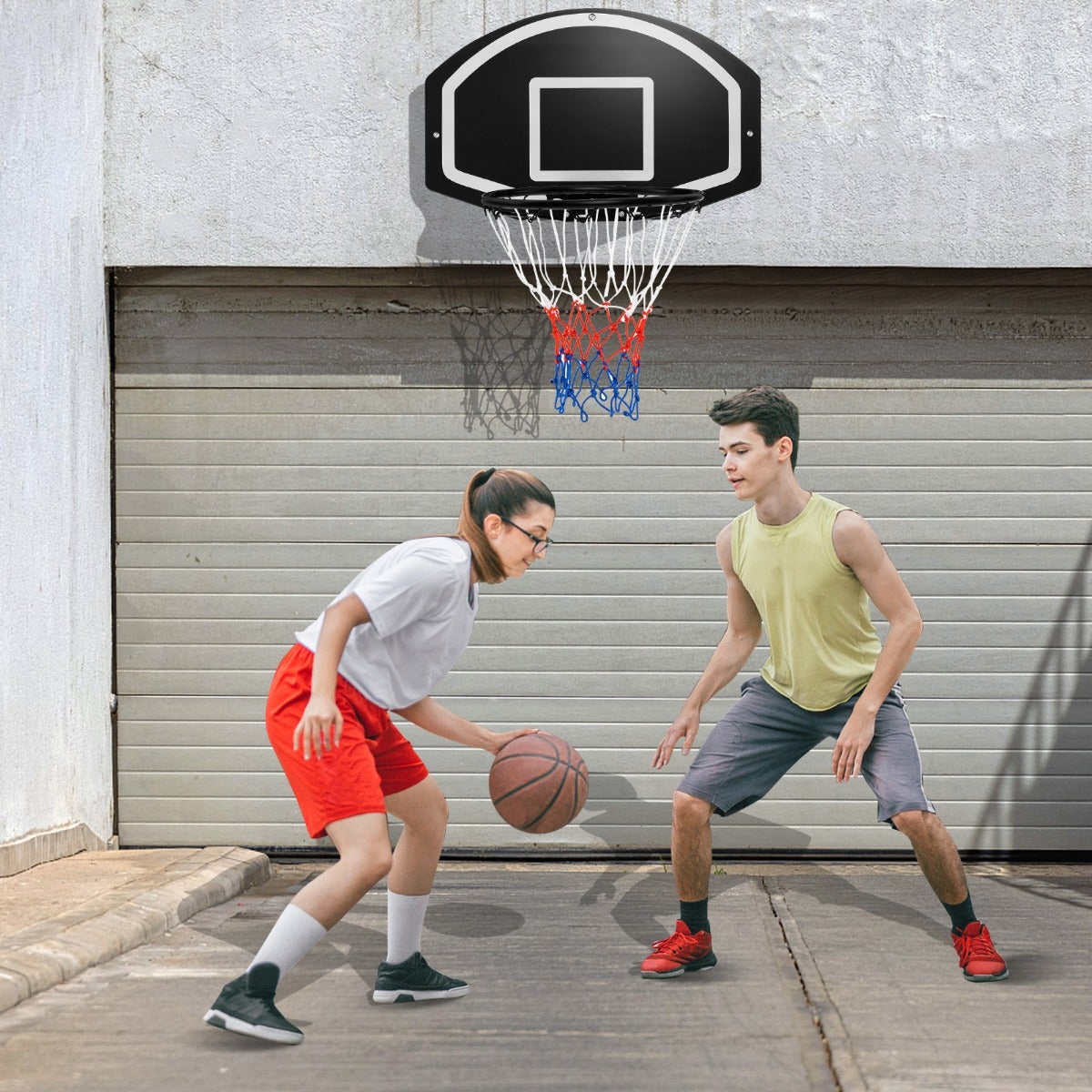 Panier De Basket Mural 43 CM Panneau Incassable Filet Universel Accessoires Complets 93856612