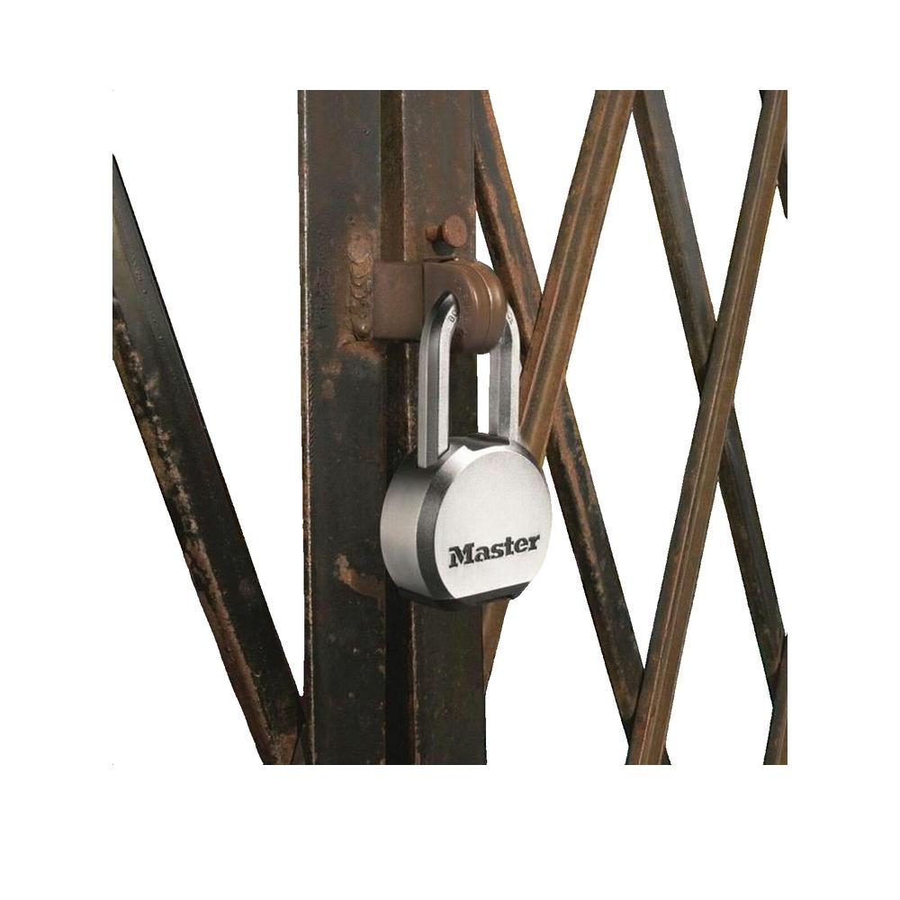 Cadeado com chave de alta segurança em aço inoxidável com argola longa para exteriores - MASTER LOCK M830EURDLH - 3