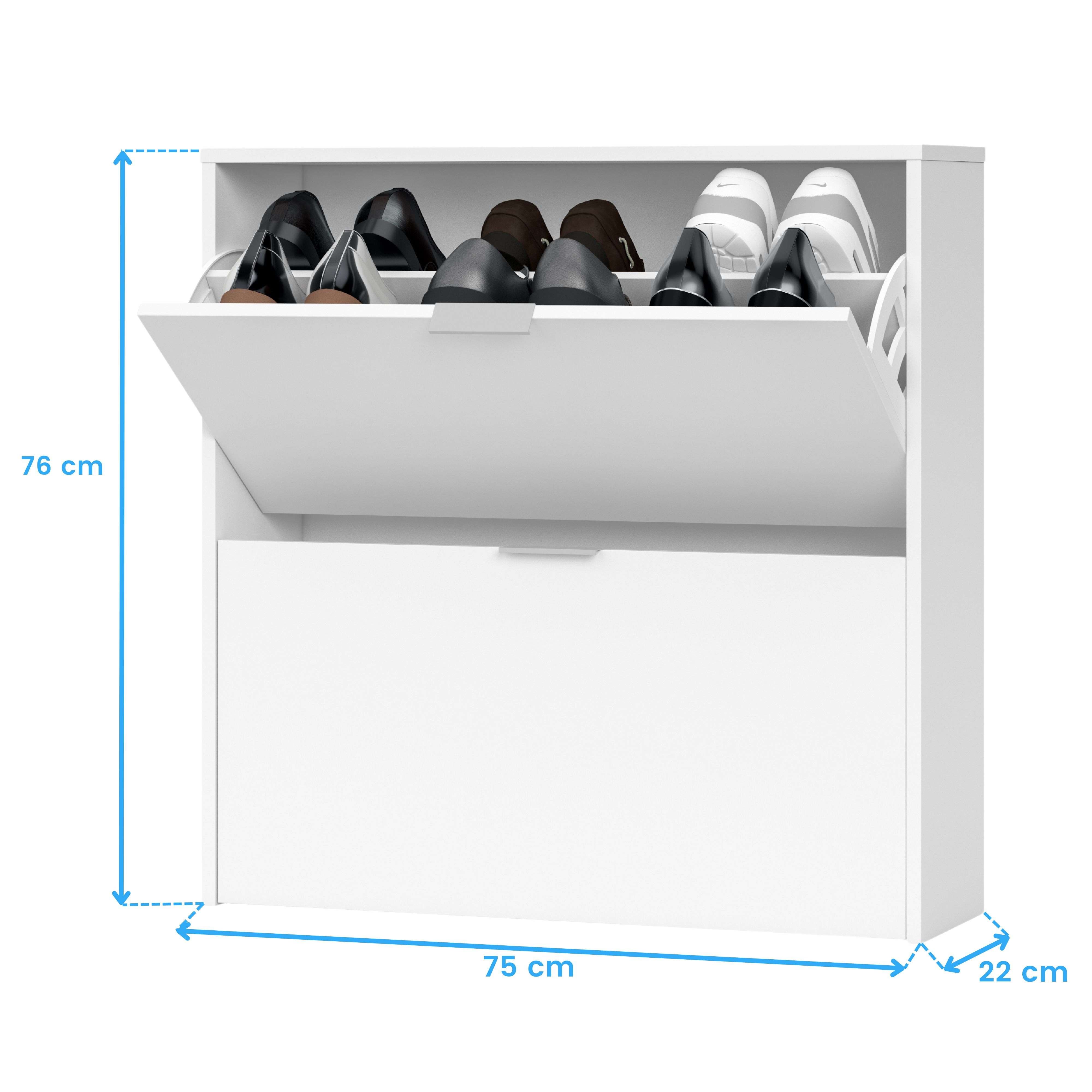 Rangement pour chaussures Basic 2 portes - 6