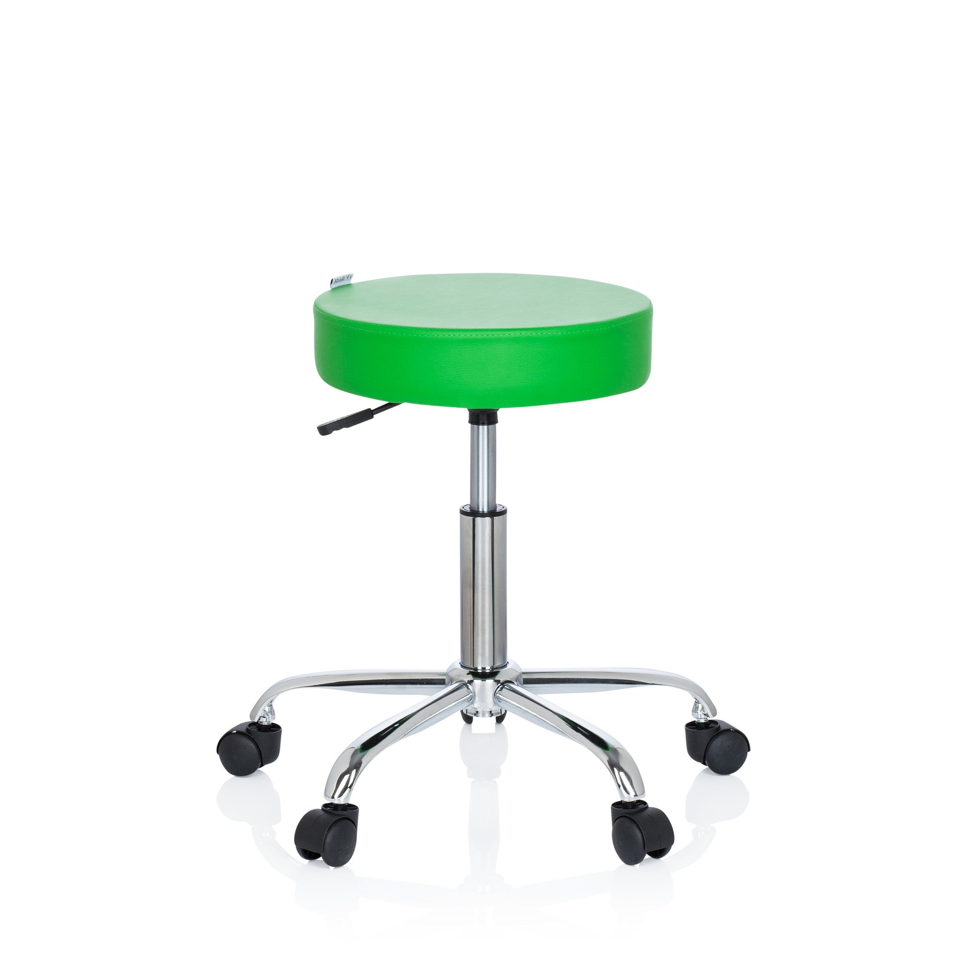 Yaheetech Sedia a Rotelle da Ufficio Scrivania Girevole Imbottita in Ecopelle Ergonomica Altezza Regolabile Rosa