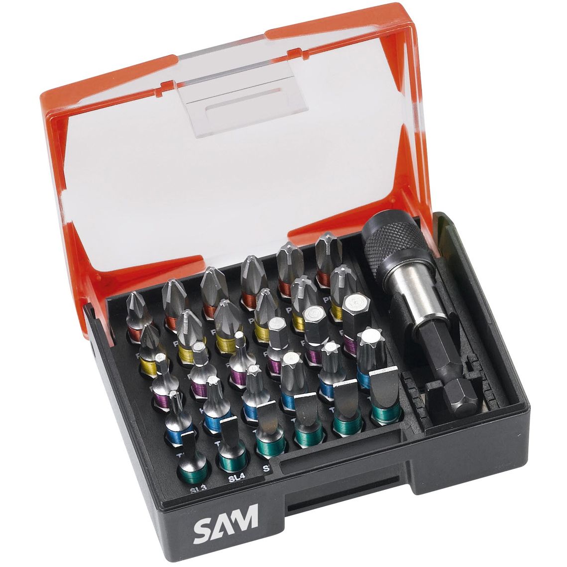 Tec Hit Bits-Set – 16-teilig, Mit Bits PH, PZ, T, S Und Bit-Halterung