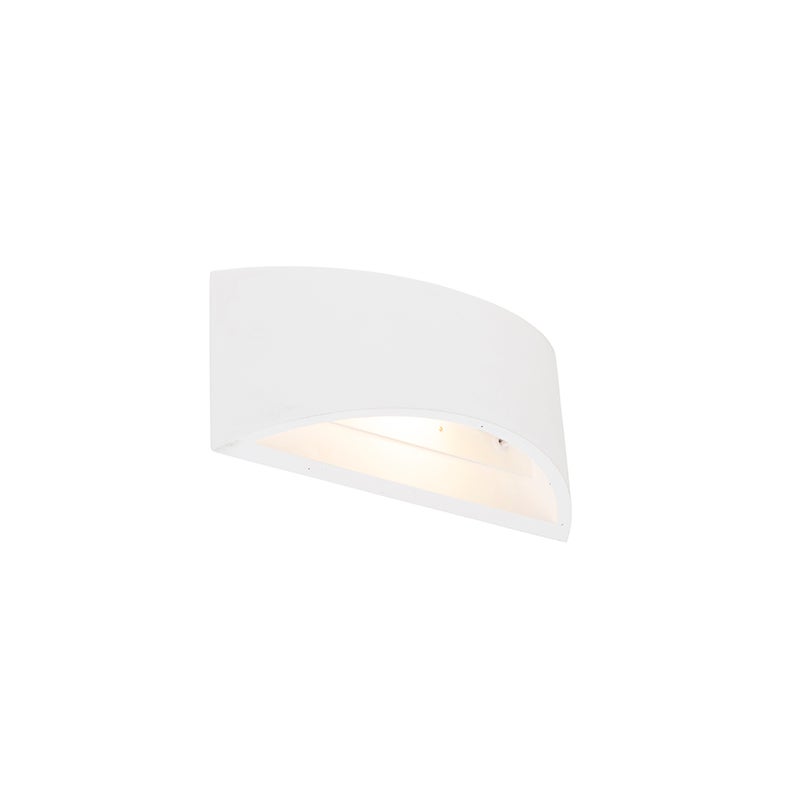 Nowoczesna lampa ścienna biała 20 cm - Tum