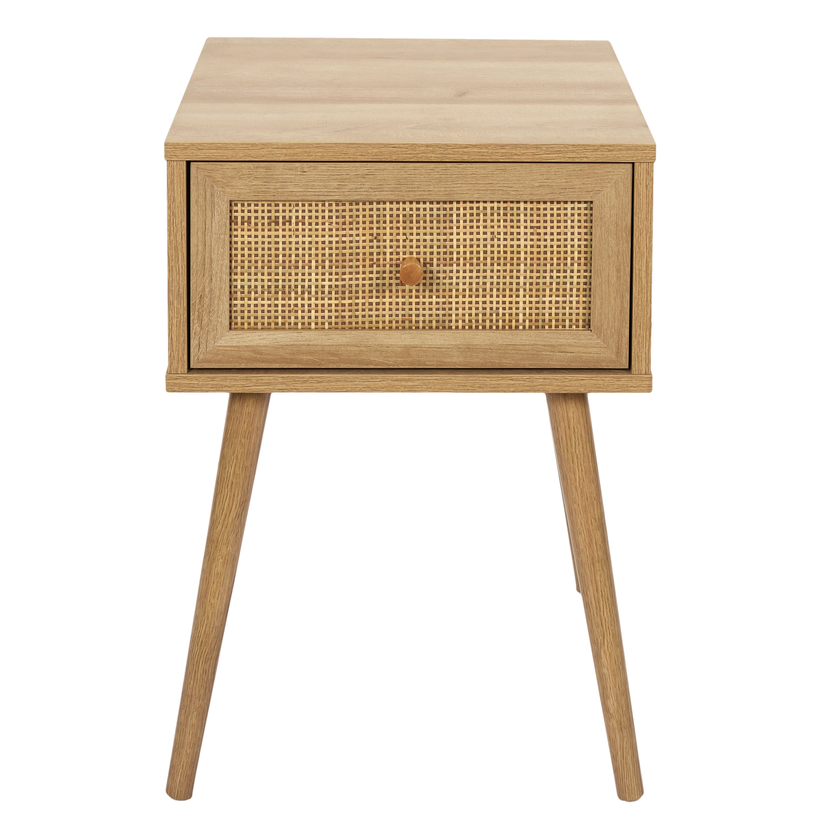 Table De Chevet - Home Deco Factory - Bali - Design - Marron - H55 X 39 X 39 Cm - 2