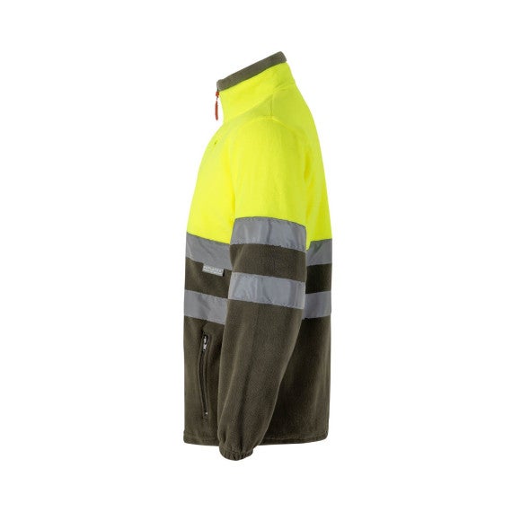 VESTE POLAIRE BICOLORE HV - 2