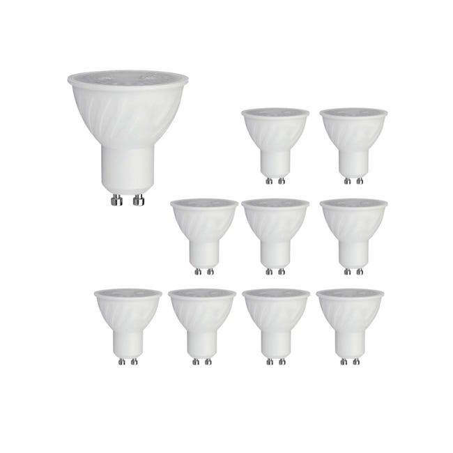 Lot de 10 Spots LED GU10 6W 110deg CREE Chip V-TAC VT-247 - 110 deg ...