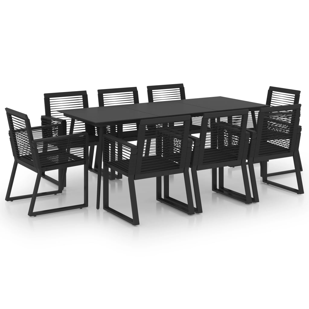 Vidaxl Mobilier De Salle à Manger De Jardin 9 Pcs Bois D'acacia Solide VIDAXL Pas Cher