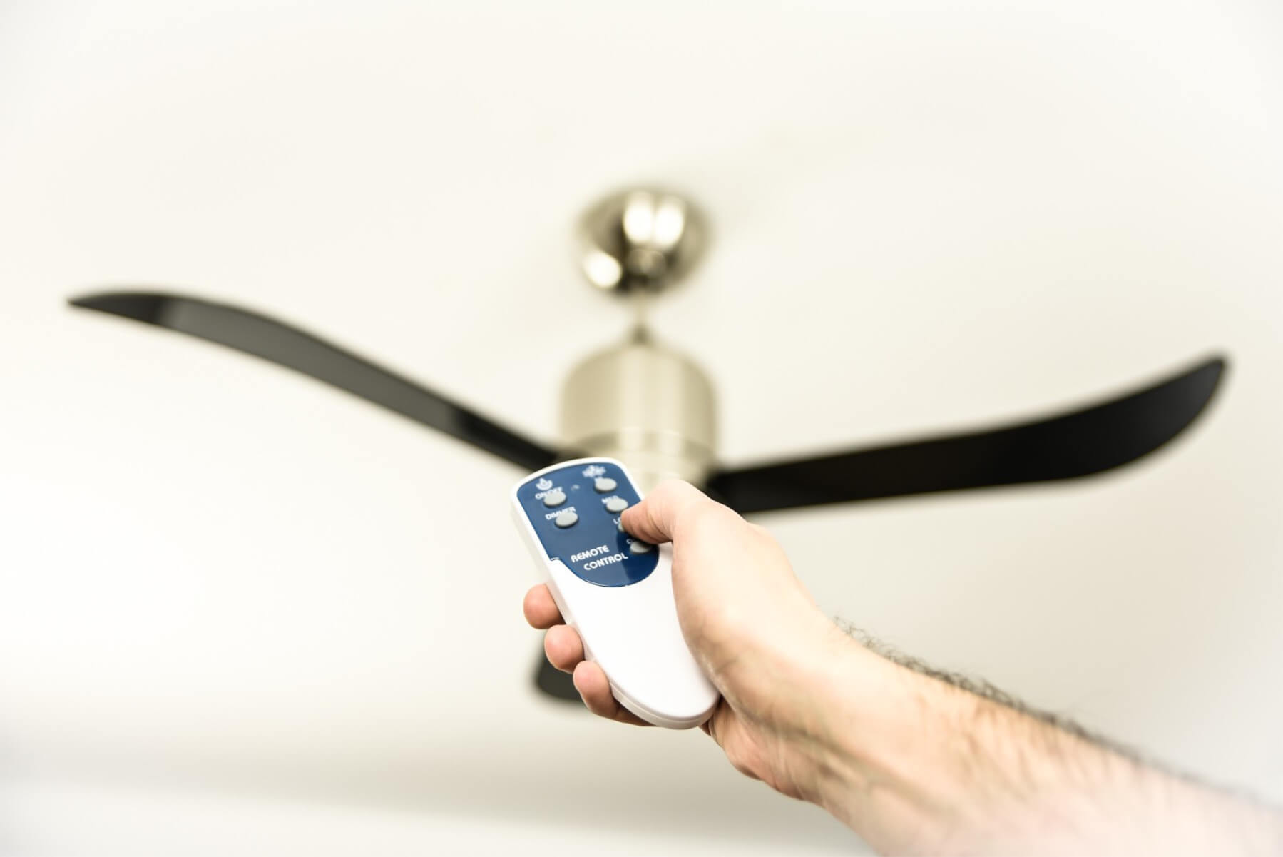 Ventilateur de plafond Loft Noir avec lumière - 2