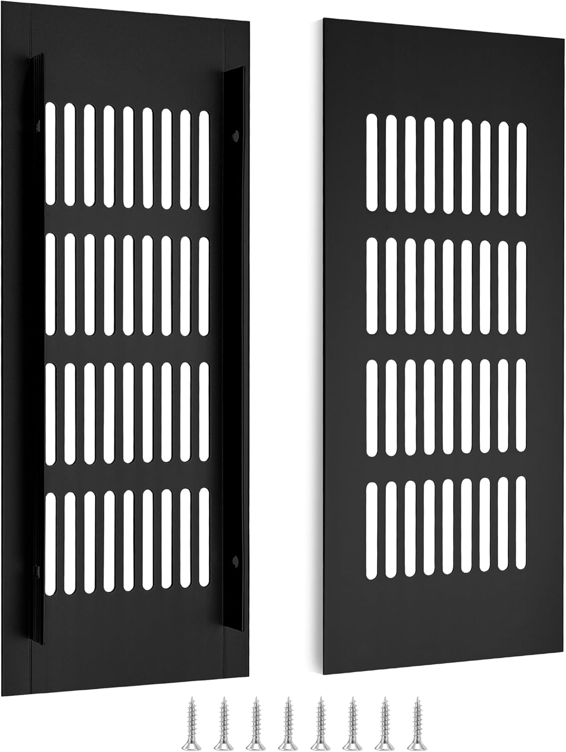 Rejilla Paso De Aire Rejillas De VentilaciÃ³n Rejilla De Ventilación De Aluminio 480x80mm - Negro Rejilla De Ventilacion Rejillas Para Ventilacion De Aire