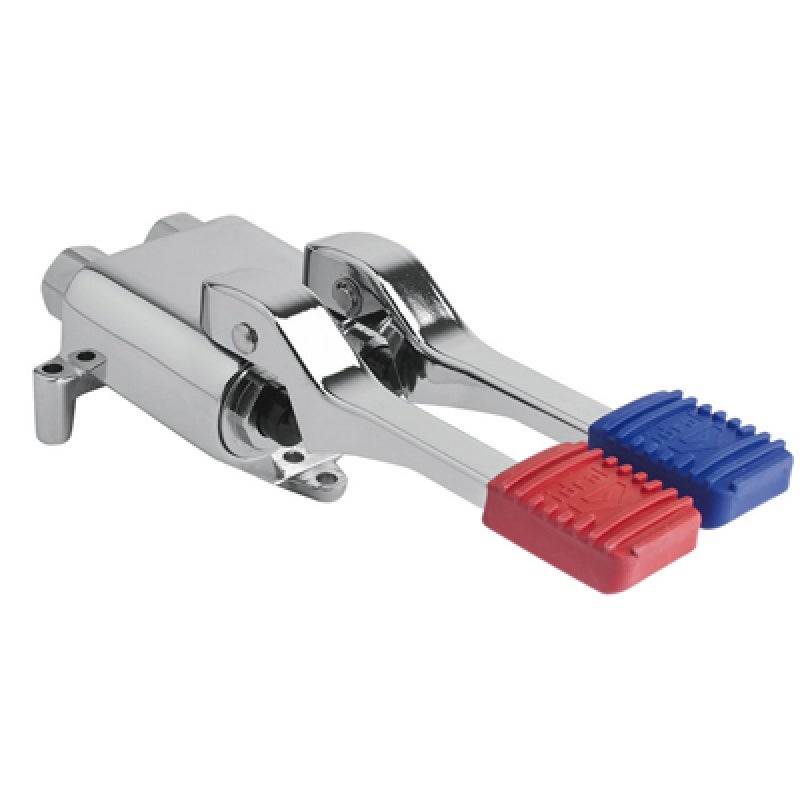 Miscelatore a due pedali per installazione a pavimento con comando indipendente delle acque Idral 02066 - Cromo - 4