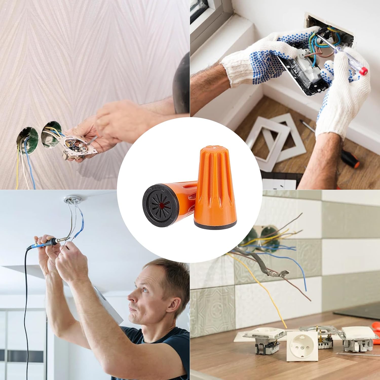PFLYPF 8 tappi per corda, bottoni per corda, fibbie per lacci, teste per lacci, fermagli fai da