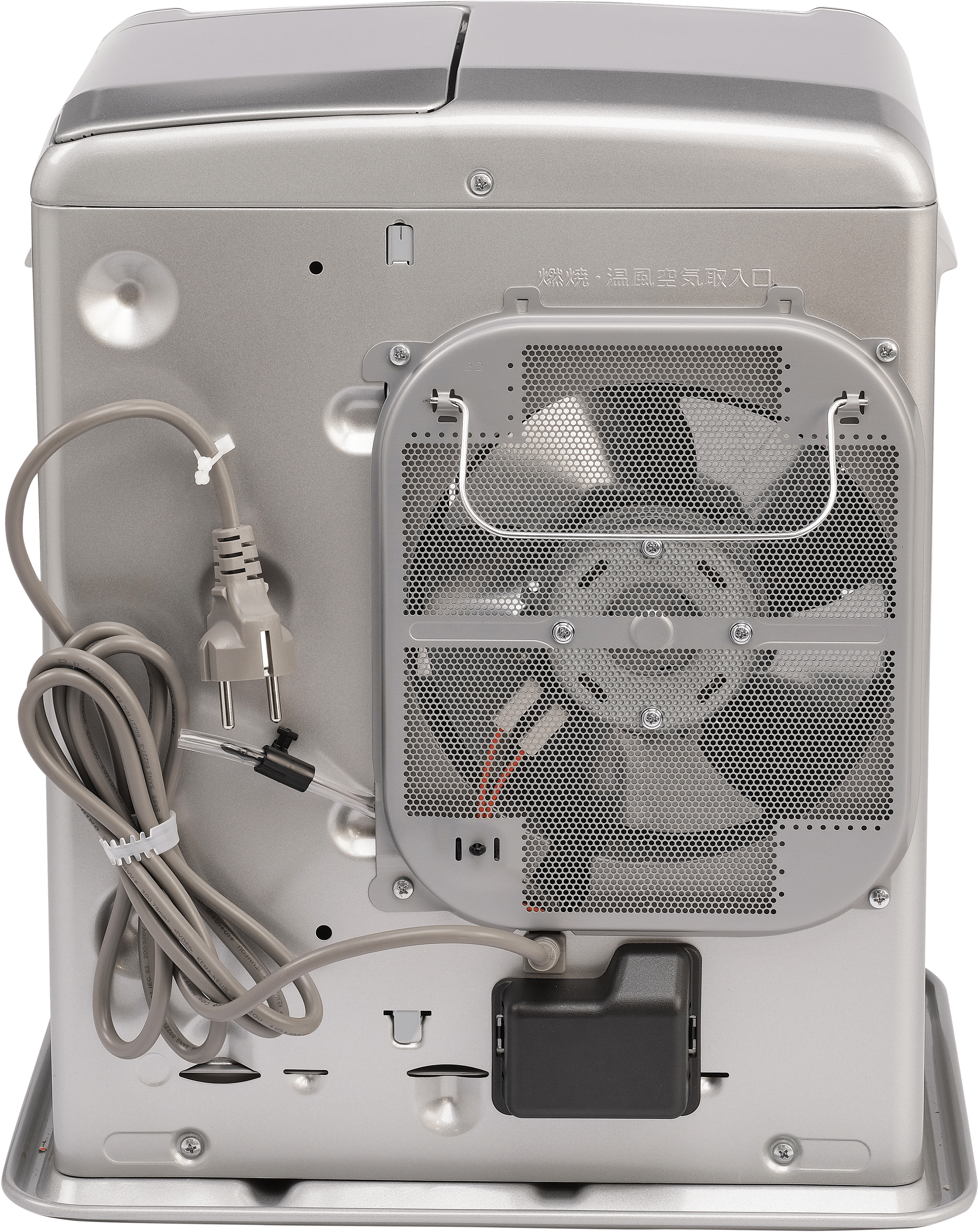 Poele a petrole electronique Qlima SRE 3231C2 3,1 KW pour volume 120m3/48m2, systeme anti odeur, regulation temperature, gris ar - 4