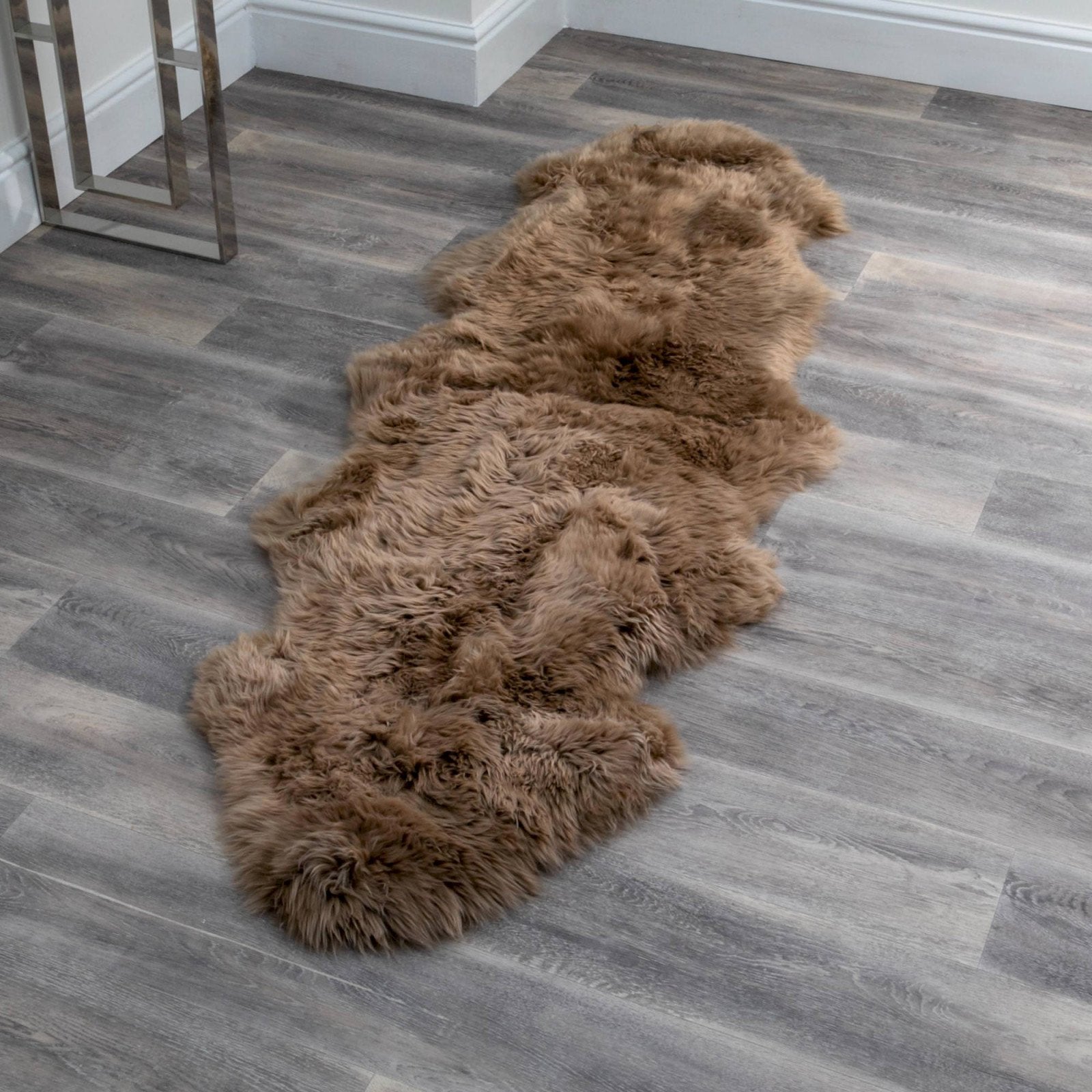Tapis En Peau De Mouton Naturel - 6x6 Pieds - Pile épaisse 2,5 Pouces - Neuf