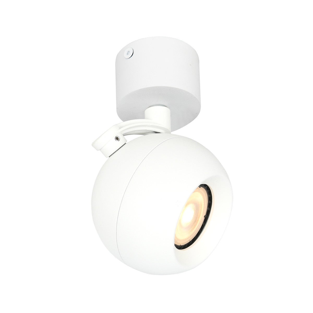 Lampa sufitowa wisząca Lafin biały piaskowany 1xGU10x10W wym: 15 x 10 x 10 cm aluminium Italux
