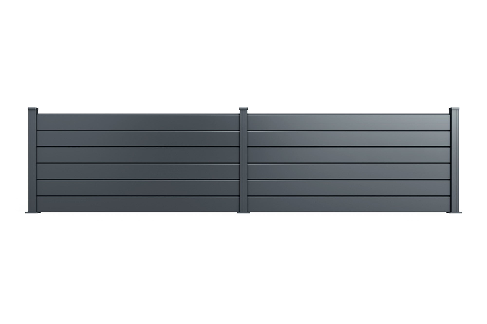 Clôture Aluminium Persienne 10m VANO H.90cm gris - 6