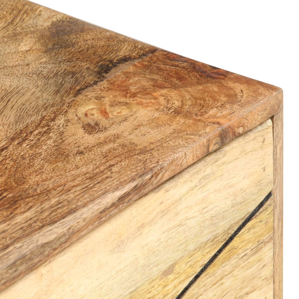 Table de chevet，Table d'appoint, Table de nuit pour Salon Chambre 40x30x50 cm Bois de manguier massif150432 - 5