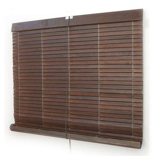 Persianas Alicantinas Persianas Alicantinas de Madera Color Nogal oscuro 56x160 - Cortinadecor