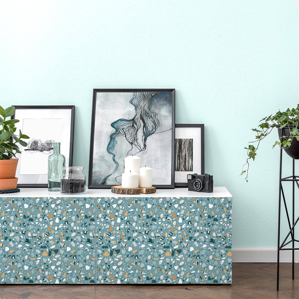 Adesivo terrazzo per mobili ferrara - Sticker adesivo - adesivi murali - 60x90cm - 5