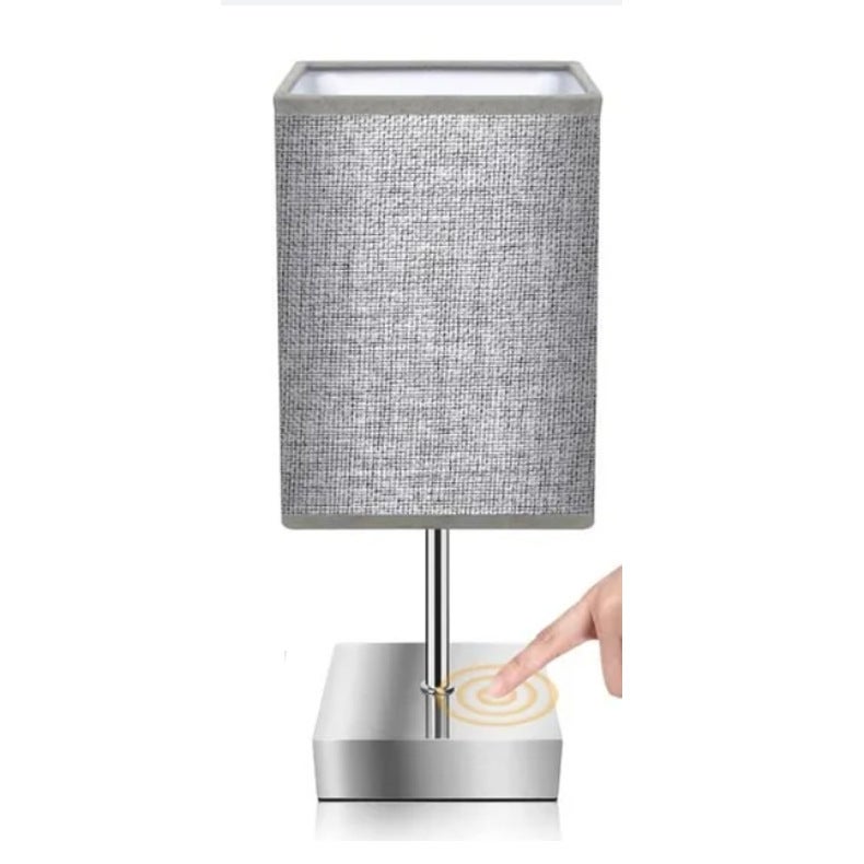 Lampe De Table LED Yuehuamech - Blanc - 3000K - Luminosité Réglable - Sur Batterie