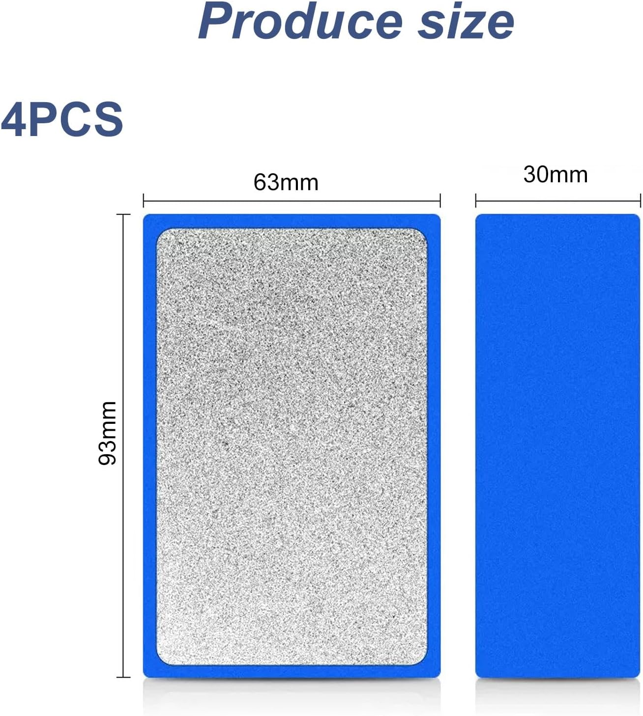 4Pcs Éponges De Ponçage, Blocs De Ponçage, Tampons De Polissage A Main En Diamant Cales A Poncer A Main Pour Carreaux 60 100 200 400 97632263