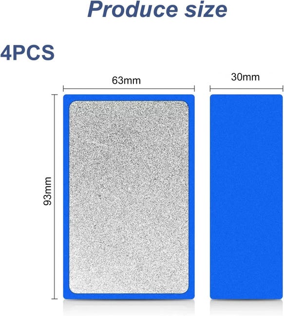 4Pcs Éponges De Ponçage, Blocs De Ponçage, Tampons De Polissage A Main En Diamant Cales A Poncer A Main Pour Carreaux 60 100 200 400 97632263 4Pcs Éponges De Ponçage, Blocs De Ponçage, Tampons De Polissage A Main En Diamant Cales A Poncer A Main Pour Carreaux 60 100 200 400 97632263