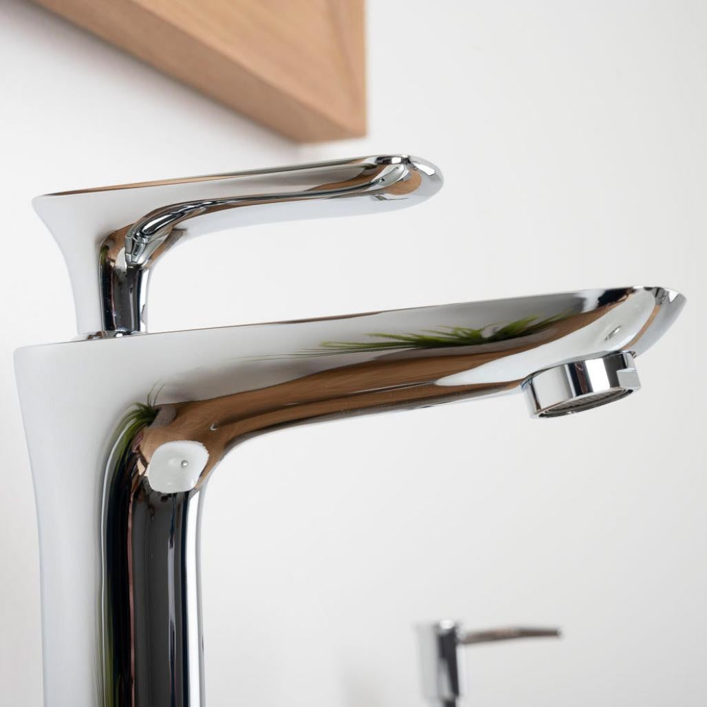 Robinet haut pour vasque salle de bain Ems chrome - 5