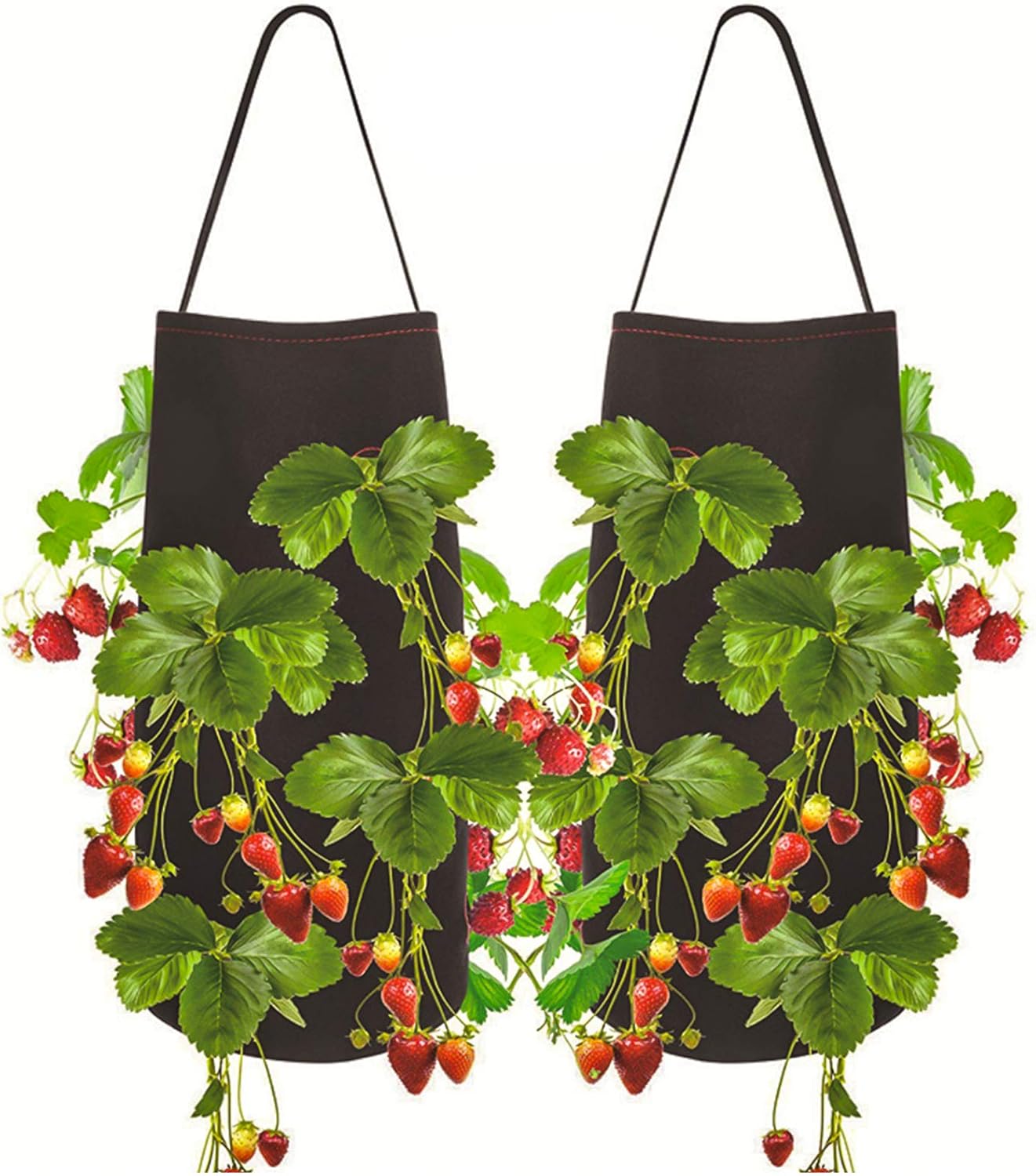 szt. worki do sadzenia truskawek, worki do sadzenia ziemniaków, worki do uprawy warzyw z okienkiem i uchwytem do truskawek, pomidorów,