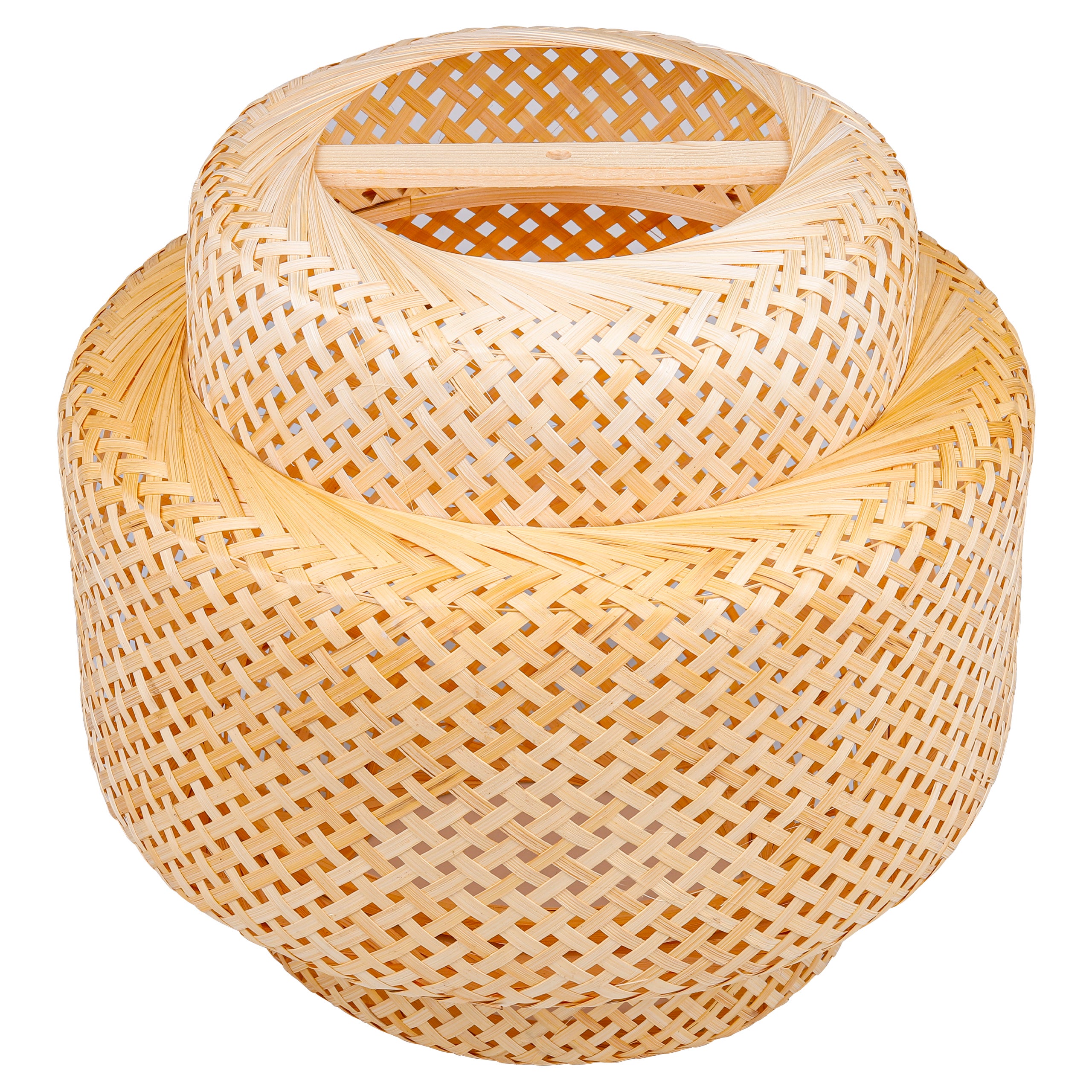 Lampa wisząca E27 LED Poli 40 cm oprawa sufitowa żyrandol IP20 bambus boho MasterLED - 7